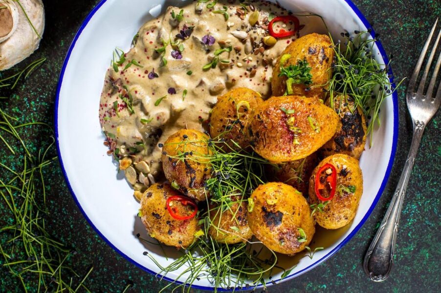 Несладкая медово-горчичная «знаменитая картошечка» | London Cult.