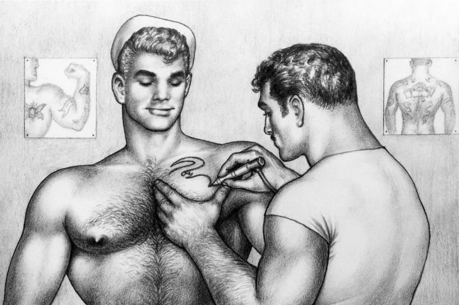 Мужские грезы, будничные зарисовки: разрушители табу Tom of Finland и Берил Кук | London Cult.