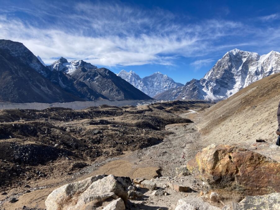 Trekking on the Everest. Photo by Dorothy Crossan