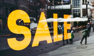 A sale sign. Photo: Markus Spiske / Unsplash