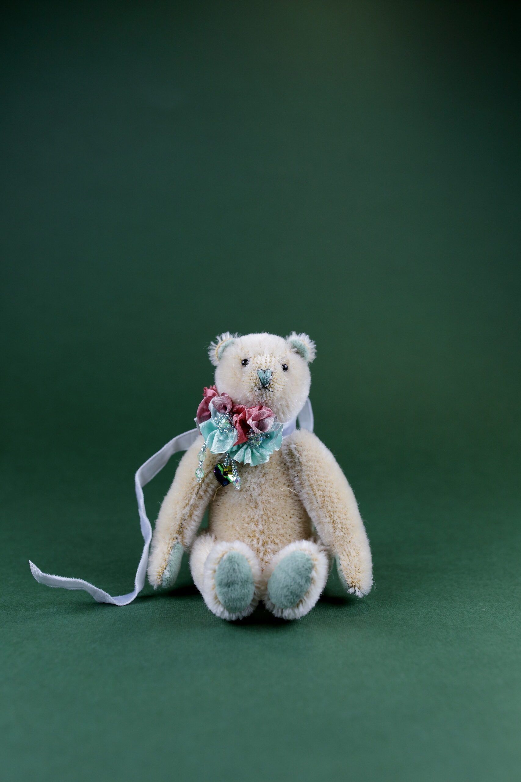 Mint Cloud Teddy Bear by Marina Tivodar