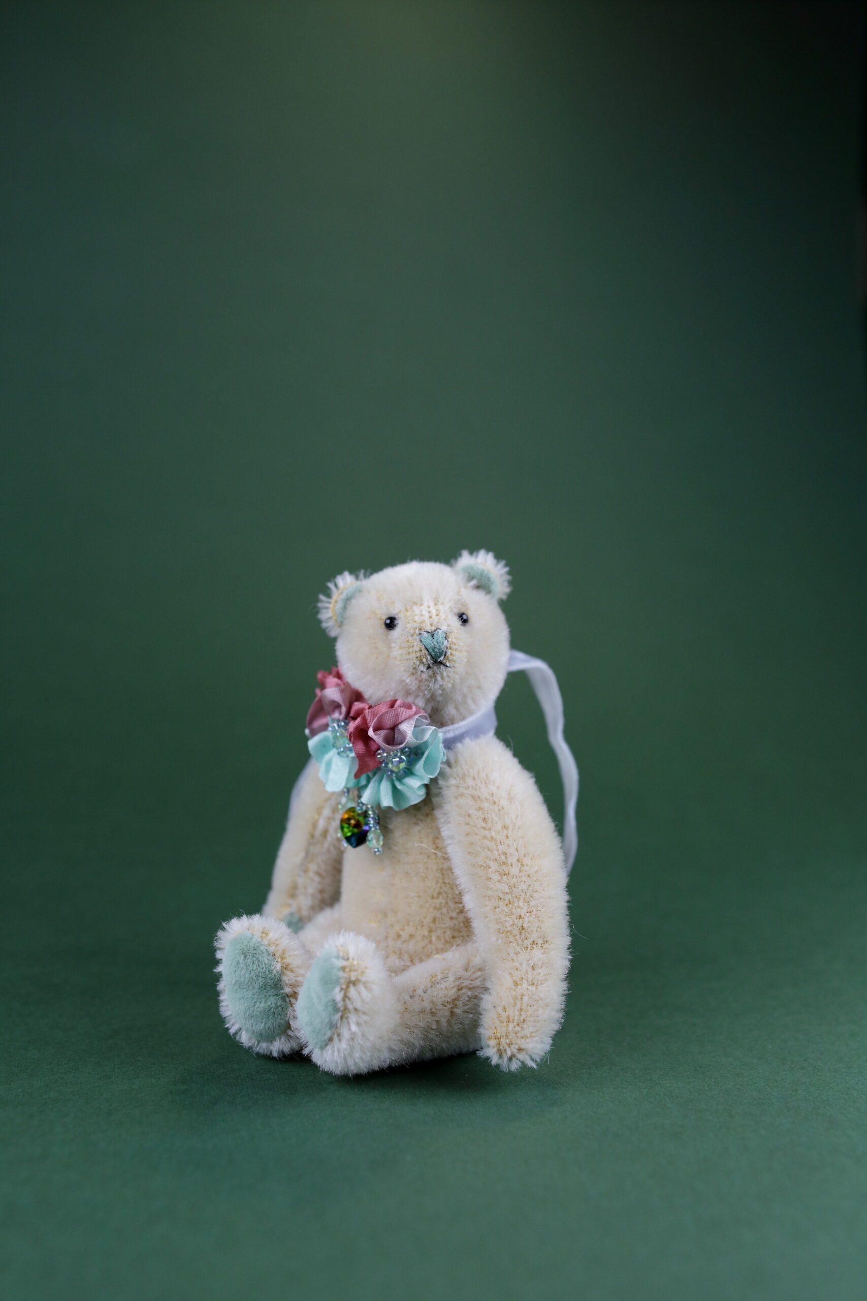 Mint Cloud Teddy Bear by Marina Tivodar