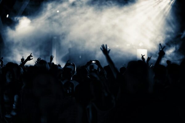 People Raising Their Hands on concert