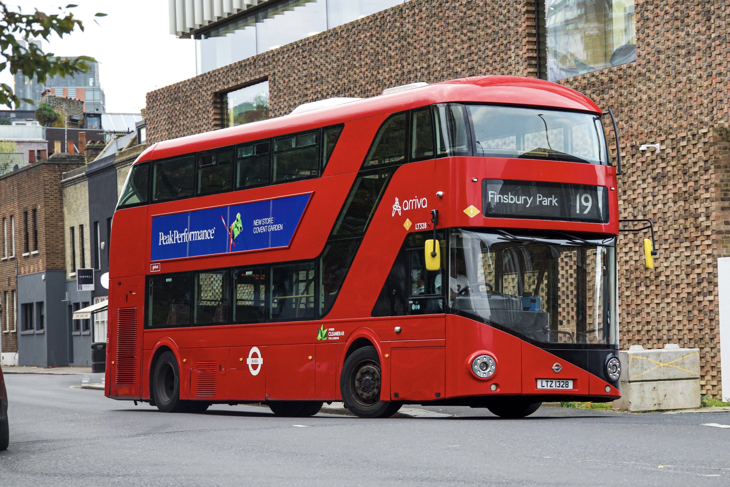 Arriva London North New Routemaster (LTZ1328/LT328) on Route 19 to Finsbury Park at Battersea