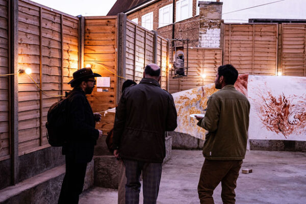 Wine, Plaster, and Art: How an Empty House Became a Gallery for One Night | London Cult.