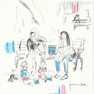 'Playground'. Drawing by Svetlana Nagaeva
