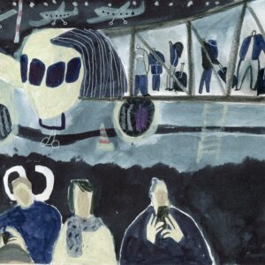 'Long Wait'. Sketch by Natalia Mirzoyan