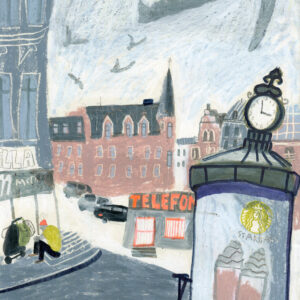 'Time to Fly away'. Sketch by Natalia Mirzoyan