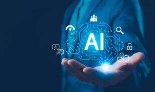AI ethics or AI Law concept. Developing AI codes of ethics. Compliance, regulation, standard , business policy and responsibility for guarding against unintended bias in machine learning algorithms.