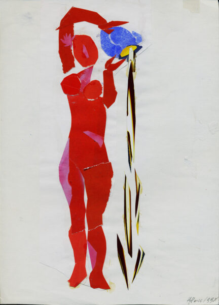 'Source of Water'. Collage by Natalia Ryss | London Cult.