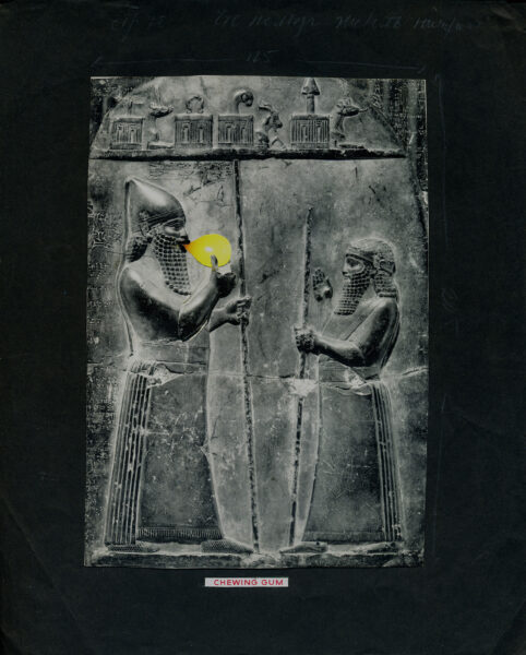 'What's the Use of Chewing in Vain?'. Collage by Natalia Ryss | London Cult.