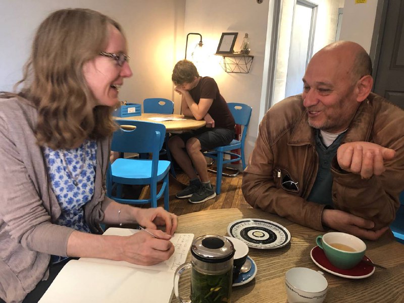 Corinna Gannon in conversation with the artist VitalyV in East Finchley on 2nd June | London Cult.