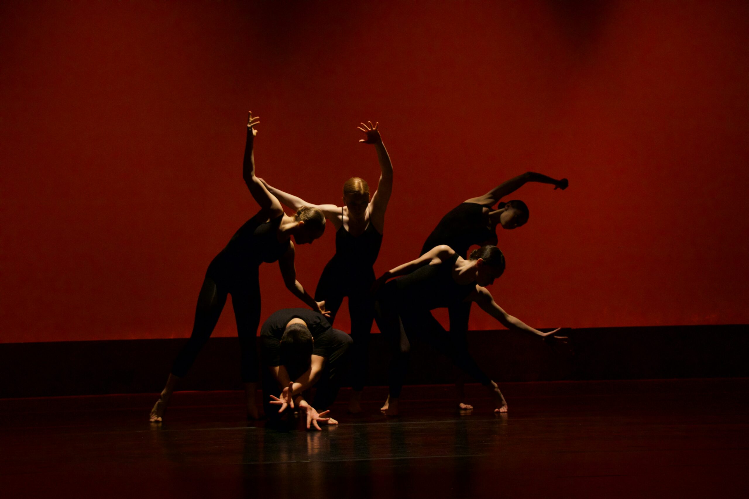 group of peopl performing on stage