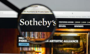Sotheby's website. It is a British multinational corporation . One of the world's largest brokers of fine and decorative art. Sotheby logo.