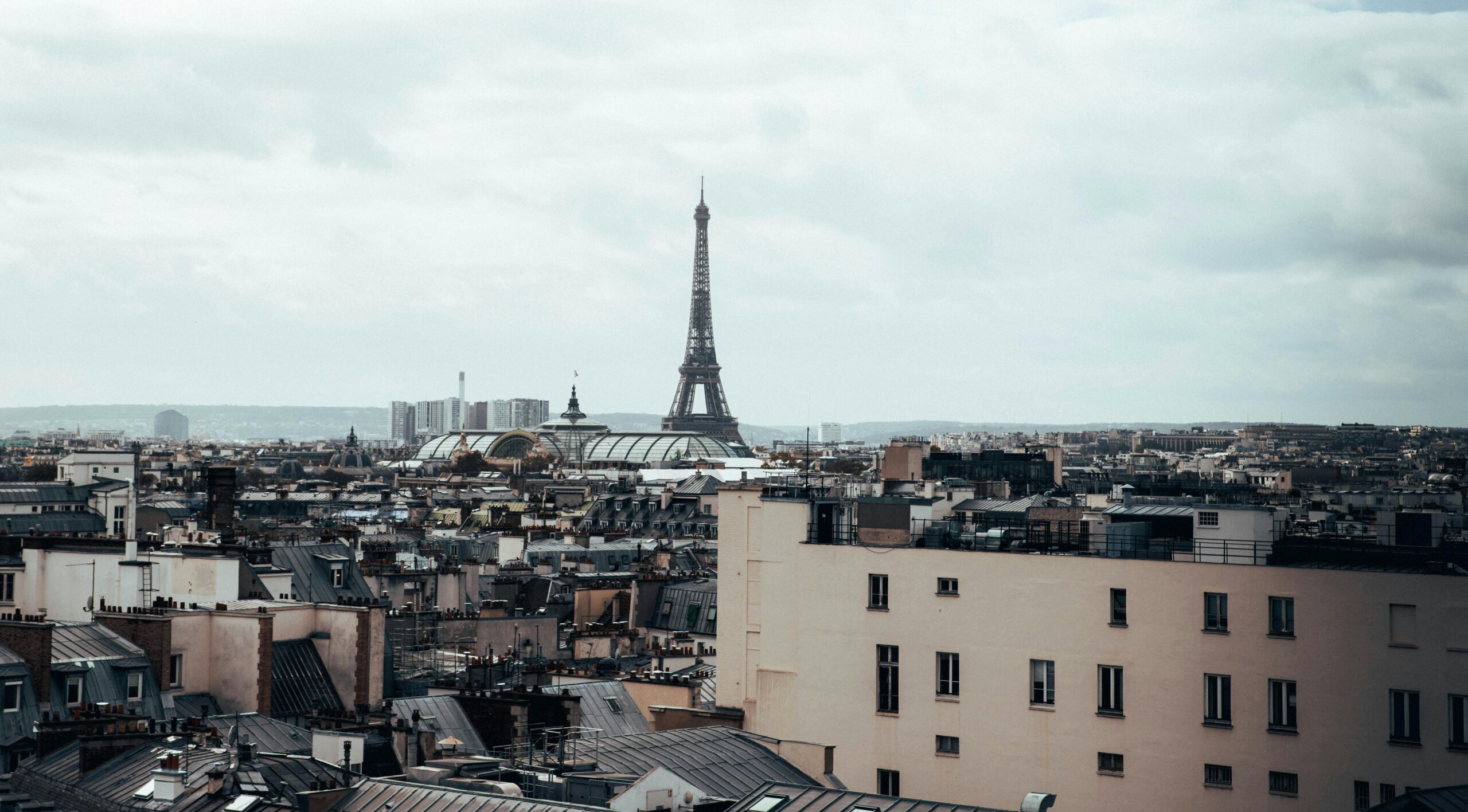 Aerial Photography of City Buildings in Paris, France