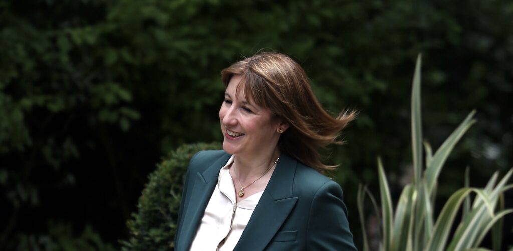 London, United Kingdom - July 9, 2025: Rachel Reeves, UK chancellor of the exchequer arrives at 11 Downing Street in London, England.