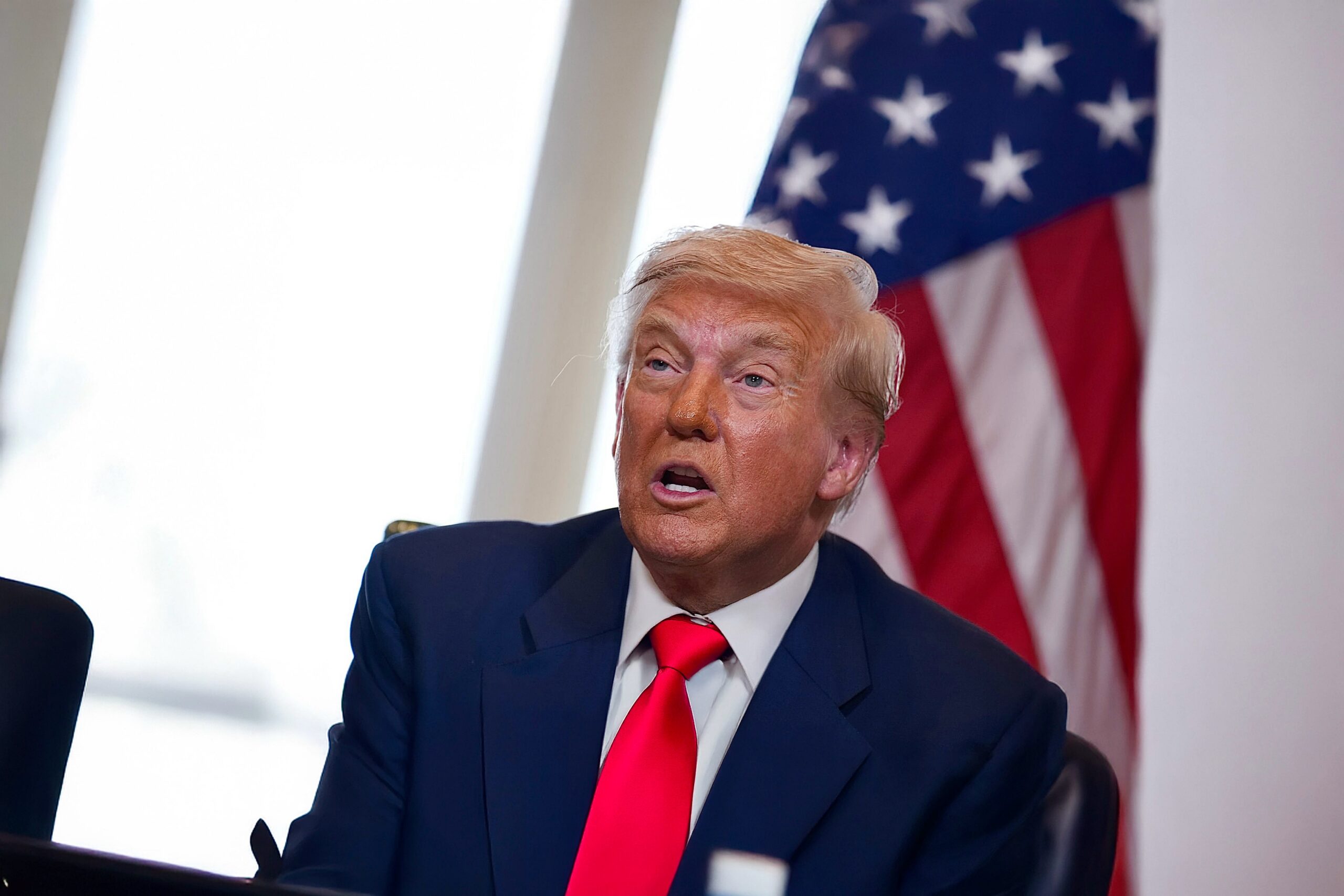 U.S. President Donald Trump visits Scotland for a brief trip, meeting EU President Ursula von der Leyen at Trump Turnberry Golf Club on July 27, 2025, during his golfing getaway.