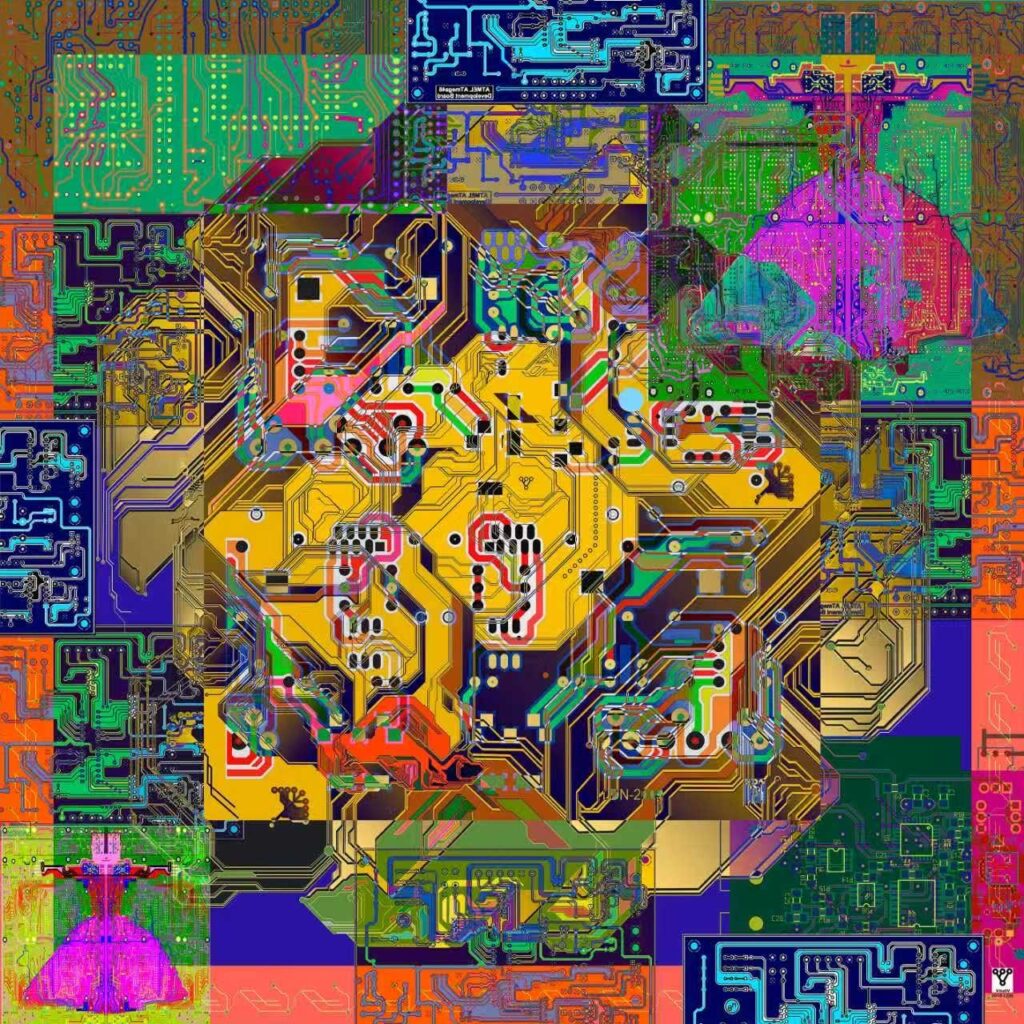Тревожные сны, Елизавета II, бабочки киберпространства: VitaliV открыл British Art Fair-2025 | London Cult.