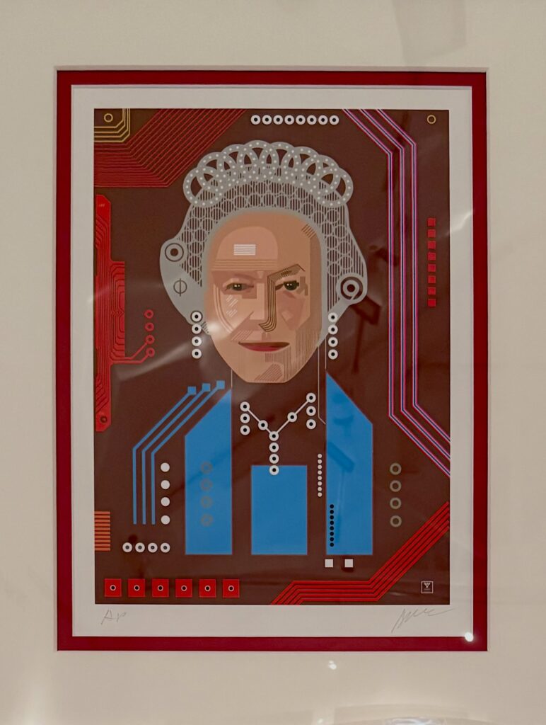 Тревожные сны, Елизавета II, бабочки киберпространства: VitaliV открыл British Art Fair-2025 | London Cult.