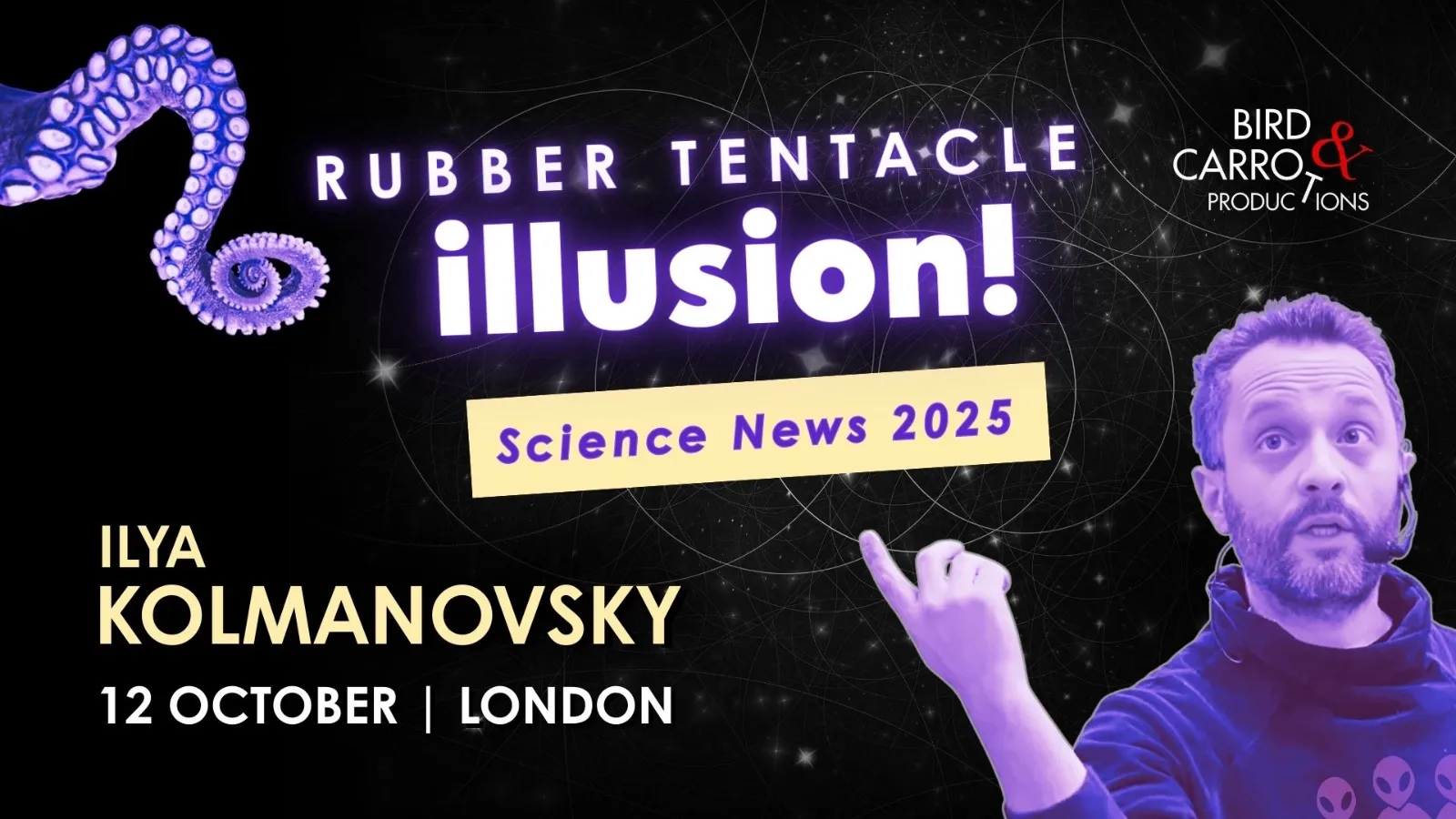 Илья Колмановский: «Иллюзия резиновых щупалец: Новости науки 2025 года» (на английском языке) | London Cult.
