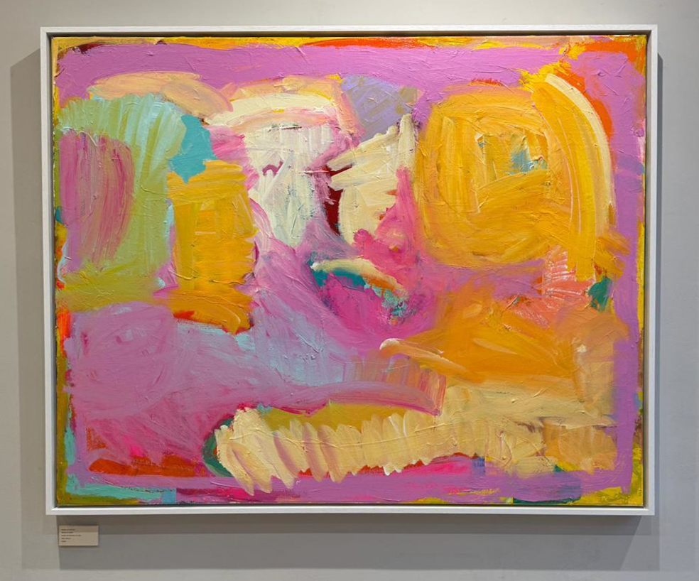 Sophie Lévy Burton | Moon Journey | Acrylic and oil stick on linen | 100 X 150 cm