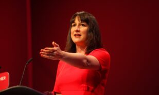Rachel Reeves MP speaking at the Conference