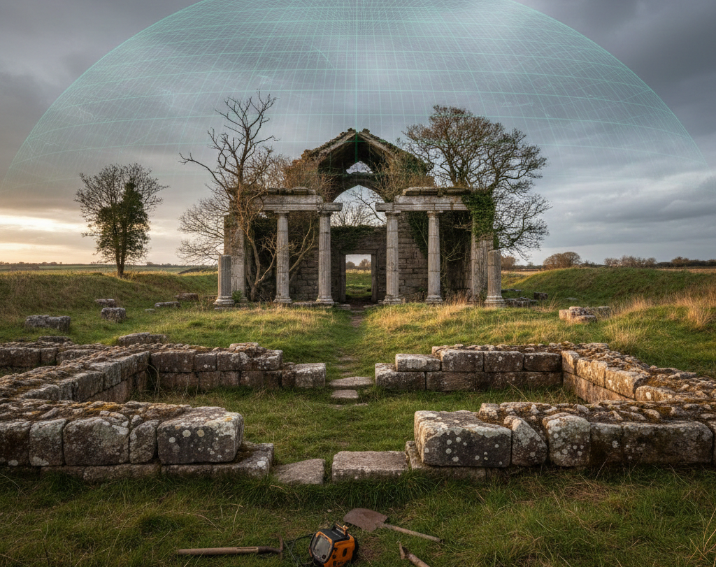 Римская вилла в заброшенном парке: георадар «прочитал» находку в Южном Уэльсе | London Cult.