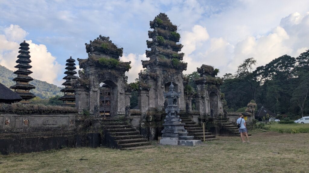 Ruins of temple in Bali, Indonesia