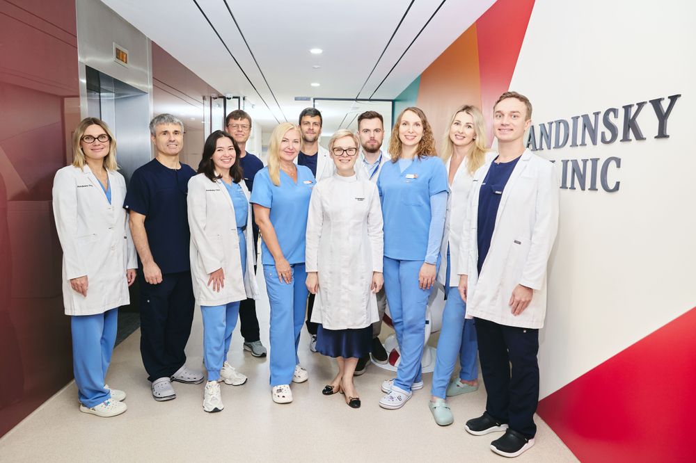 doctors and nurses in a hospital hallway